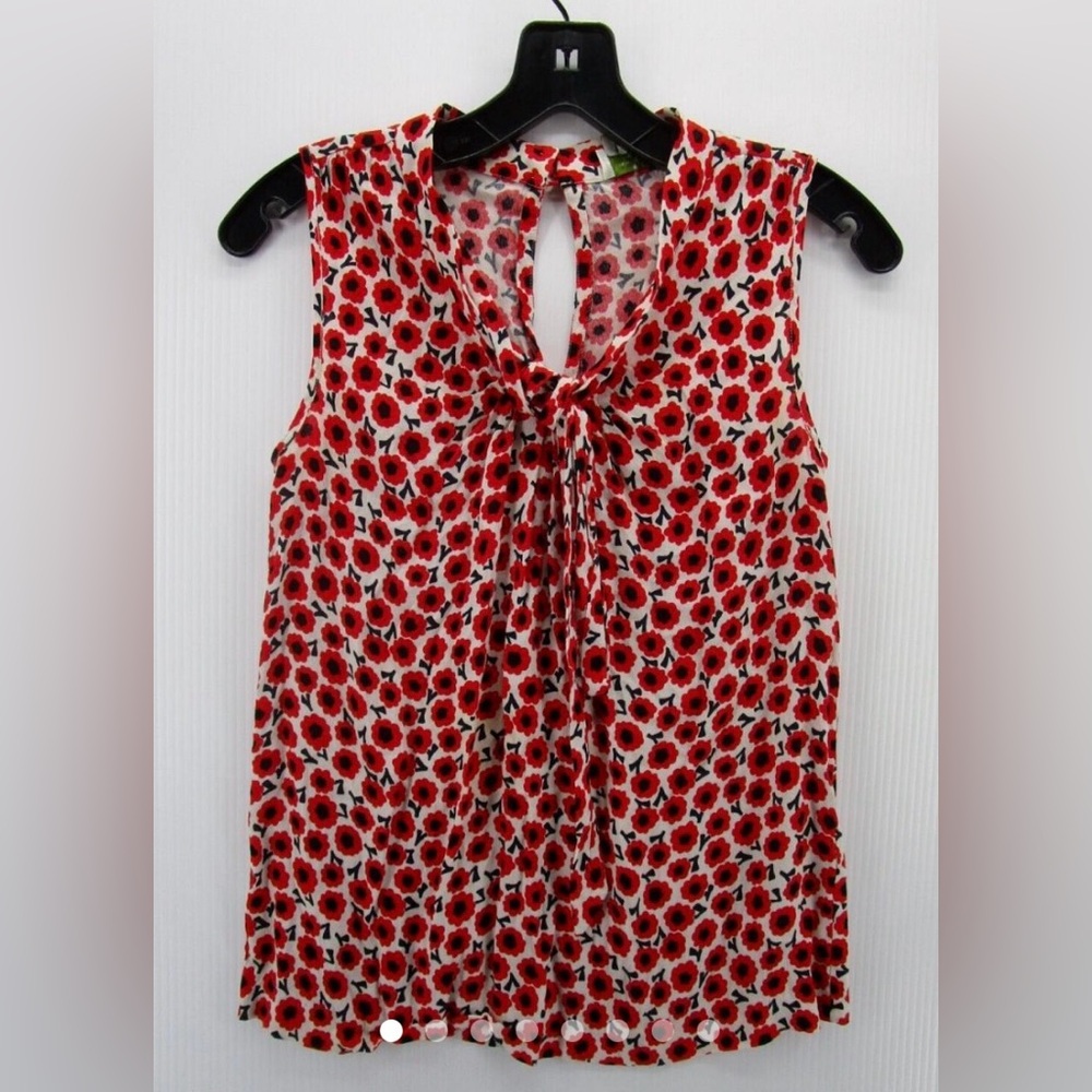 Kate Spade Blouse - S - red flowers